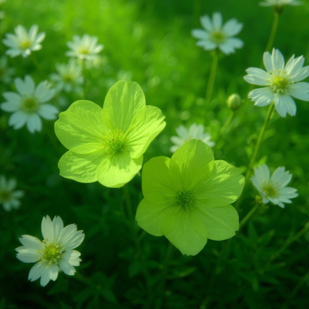 Projects heaven flowers white colour